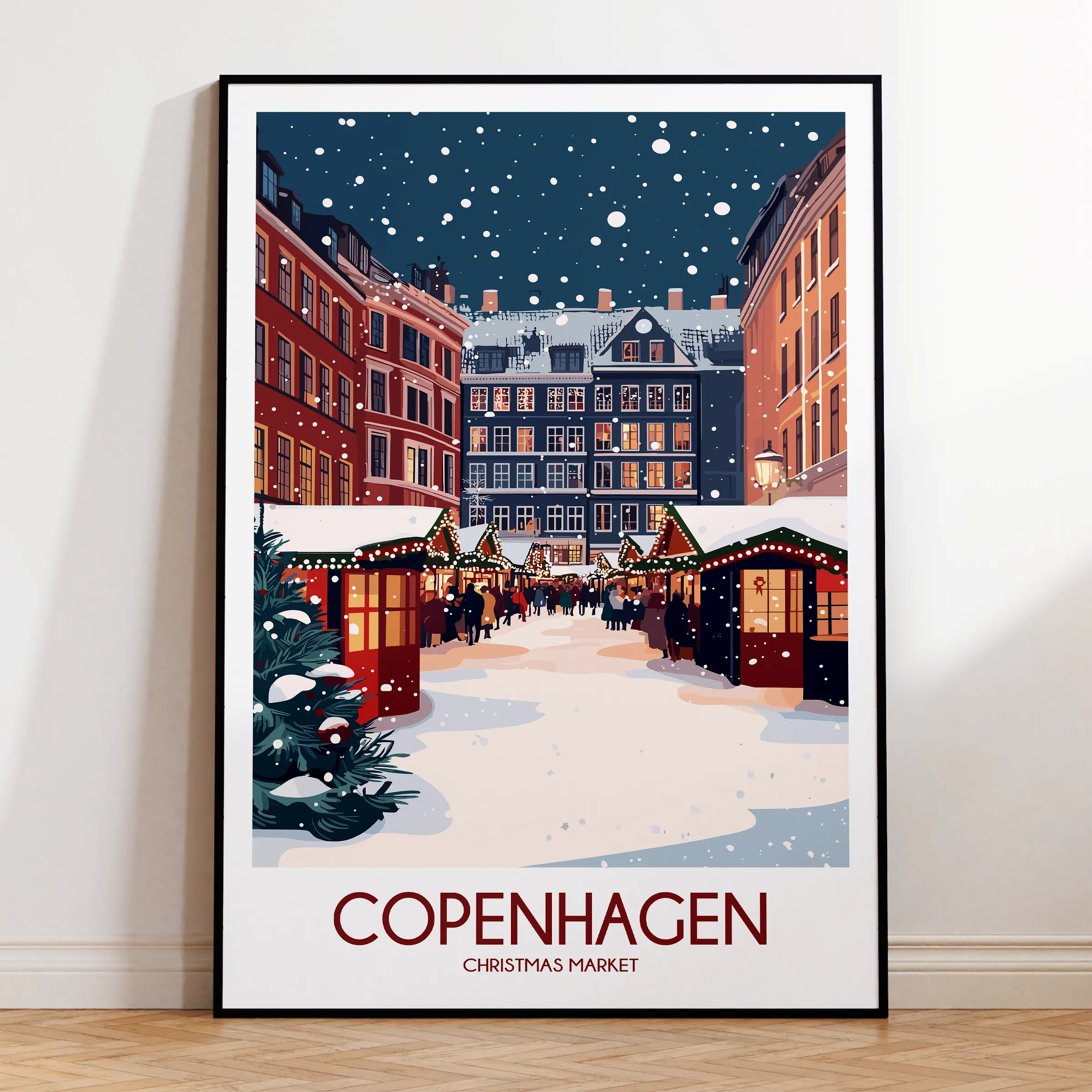 Copenhagen Destination Art Gift