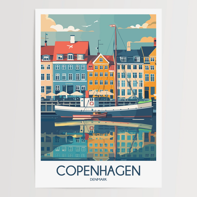 Copenhagen Minimalist Wall Art