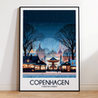 Copenhagen Modern Travel Poster