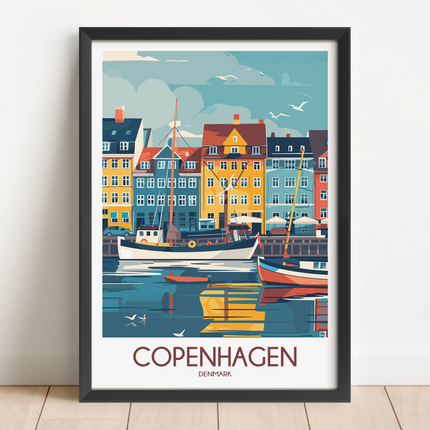 Copenhagen Scenic Landscape Art