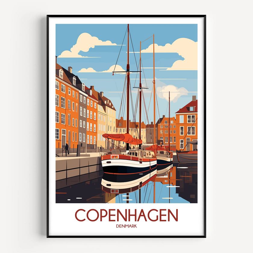 Copenhagen Scenic Landscape Art