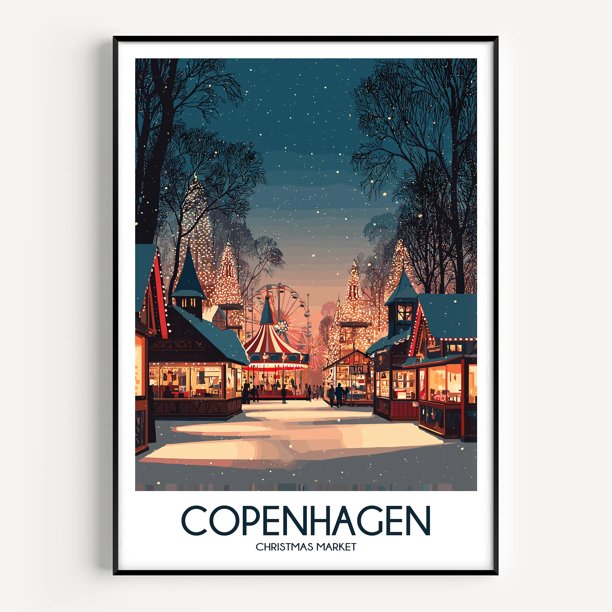 Copenhagen Scenic Landscape Art