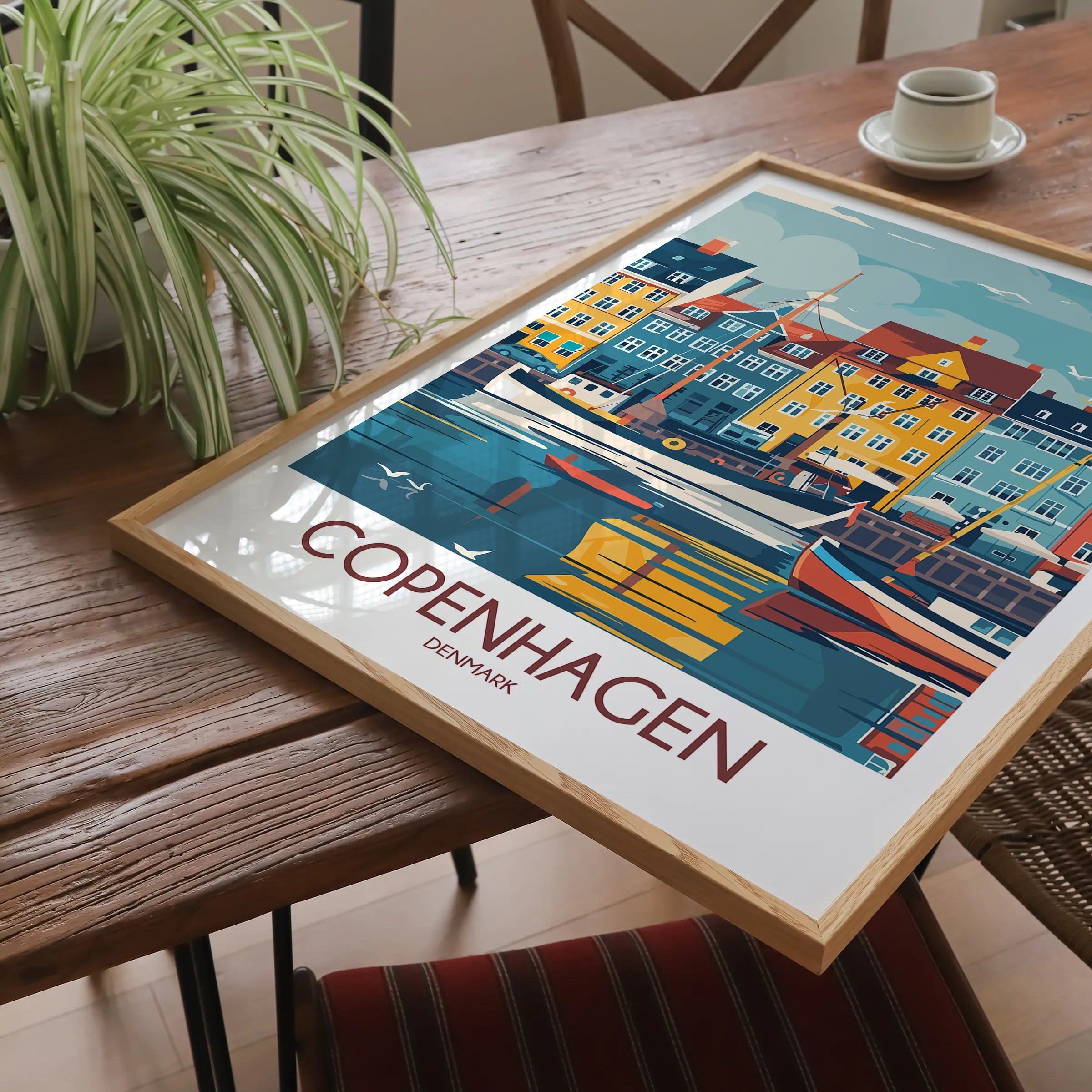 Copenhagen Souvenir Poster Print