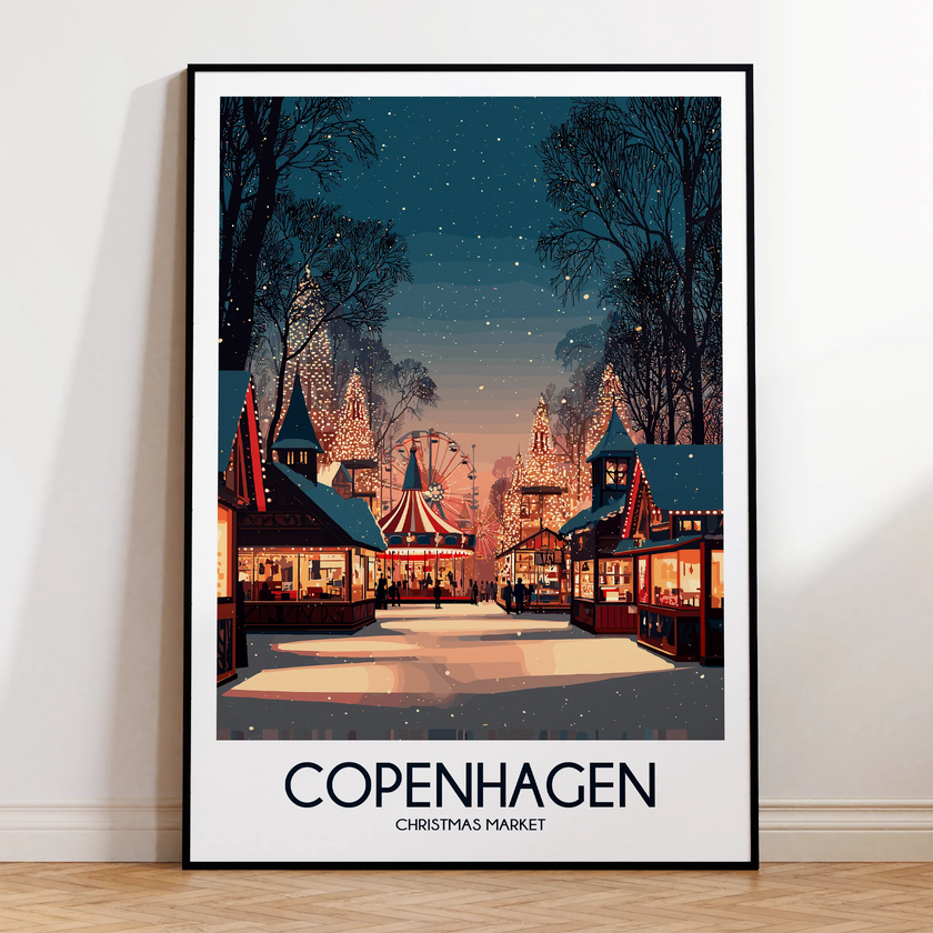 Copenhagen Souvenir Poster Print