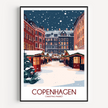 Copenhagen Souvenir Poster Print