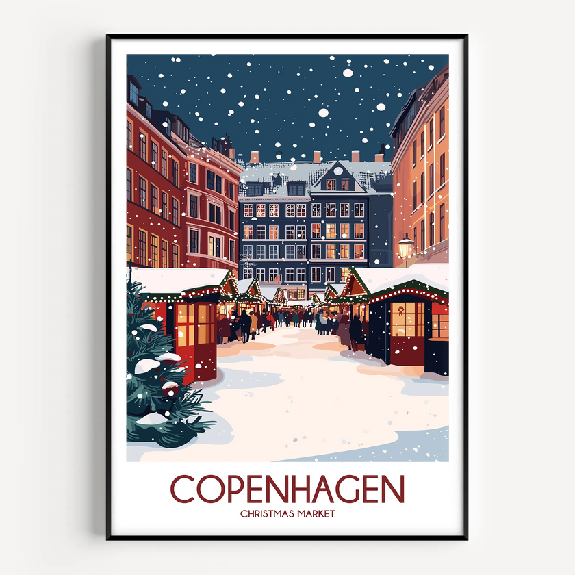 Copenhagen Souvenir Poster Print