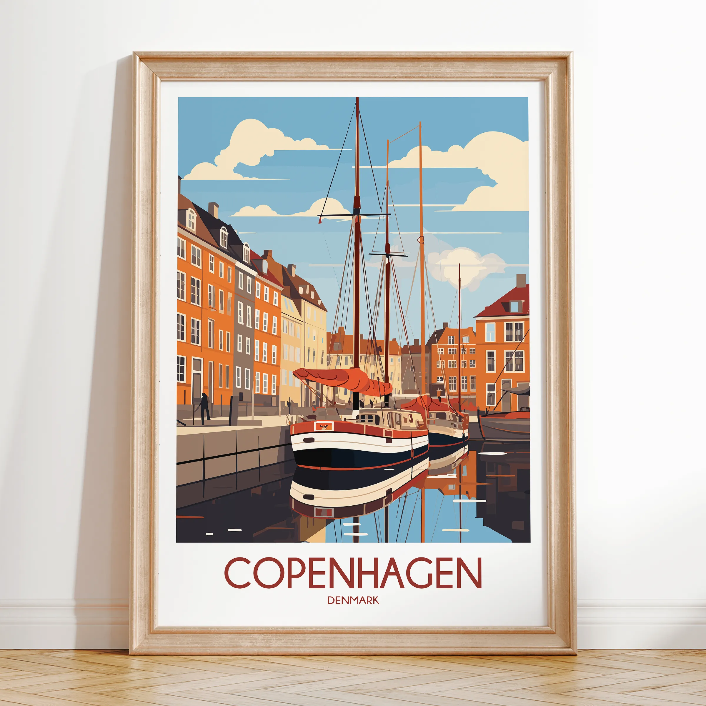 Copenhagen Travel Memory Gift