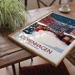 Copenhagen Vintage Style Print