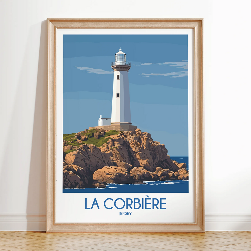 Corbiere Modern Travel Poster