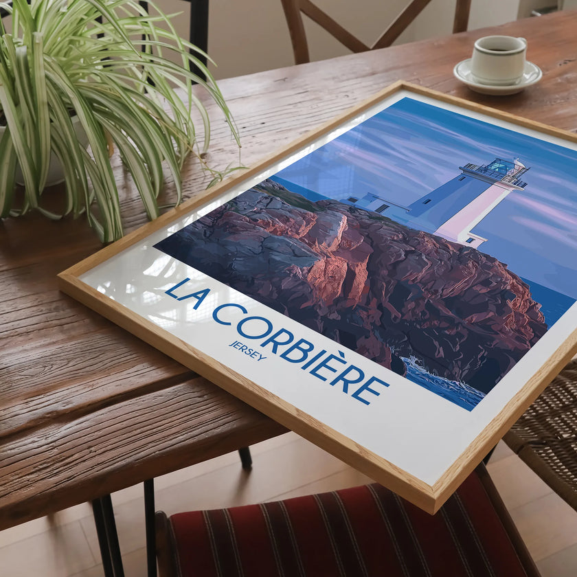 Corbiere Retro Travel Illustration