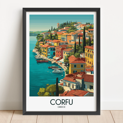 Corfu Destination Art Gift