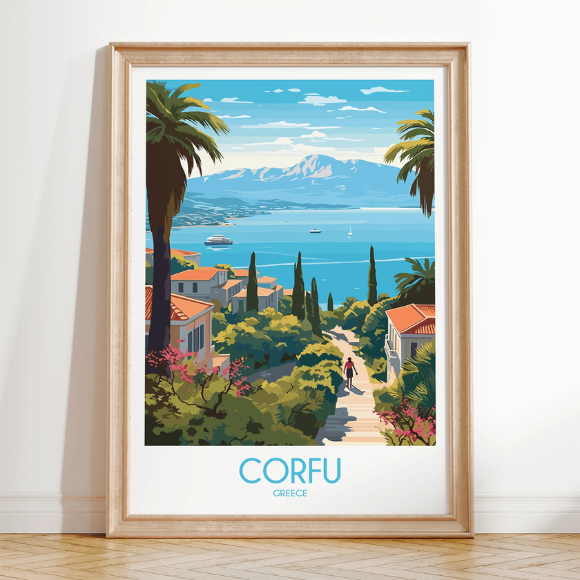 Corfu Minimalist Wall Art