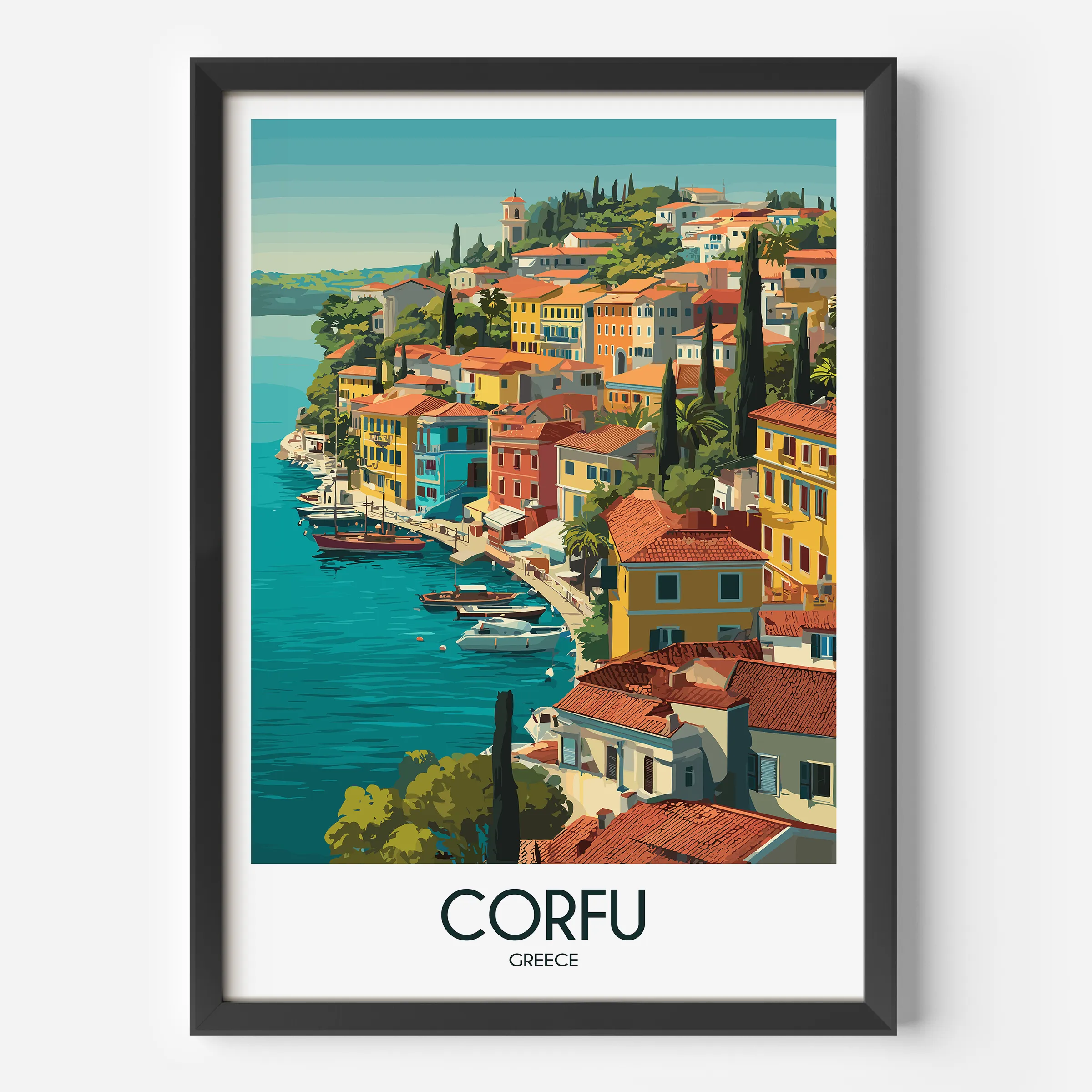 Corfu Minimalist Wall Art