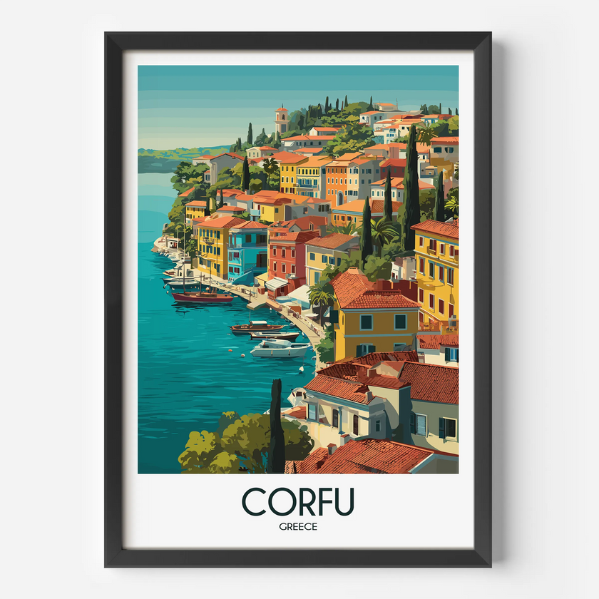 Corfu Minimalist Wall Art