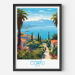 Corfu Travel Memory Gift