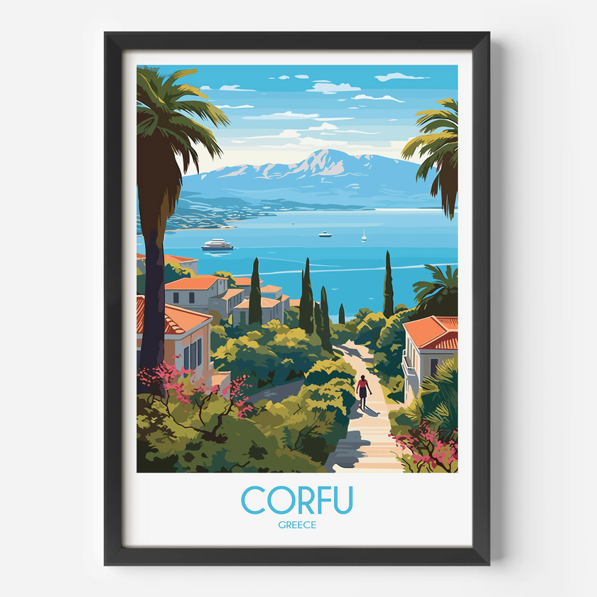 Corfu Travel Memory Gift