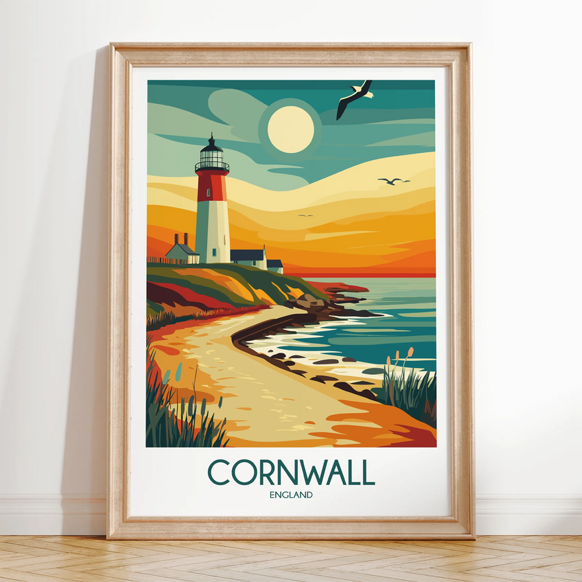 Cornwall Destination Art Gift