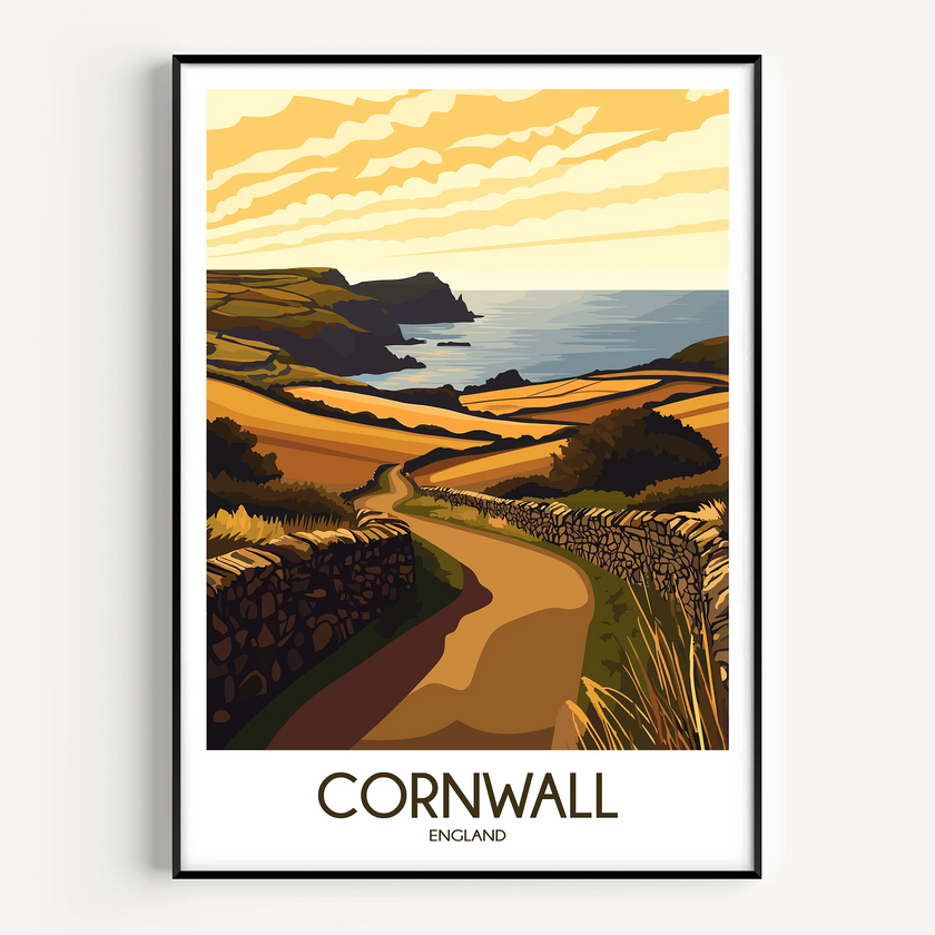 Cornwall Destination Art Gift