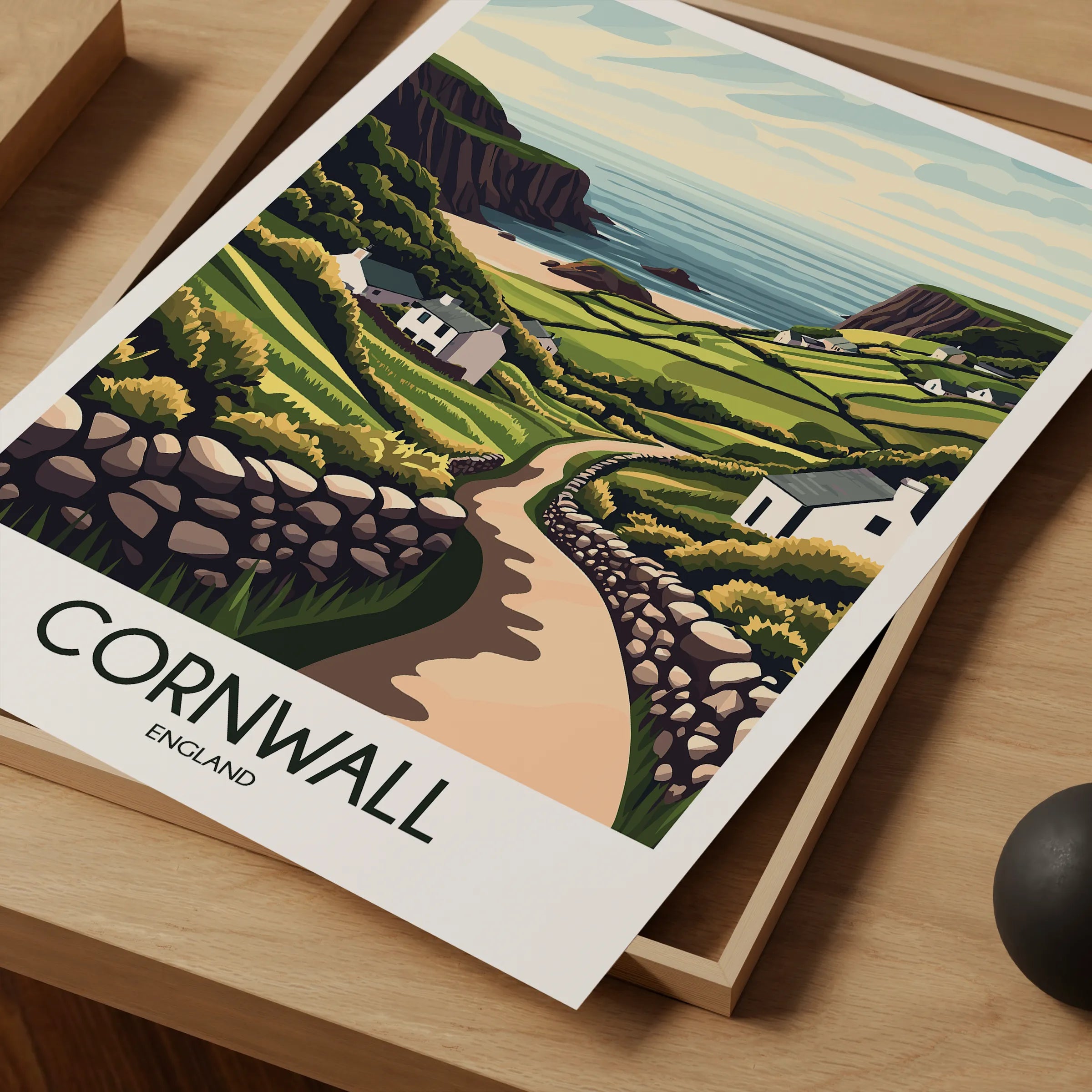 Cornwall Minimalist Wall Art