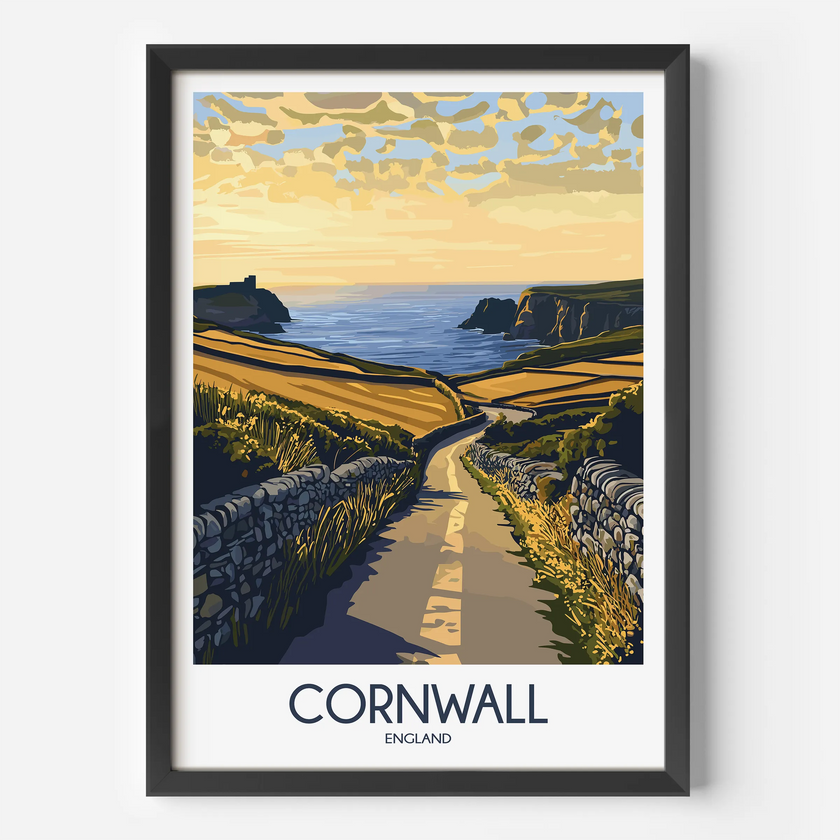 Cornwall Minimalist Wall Art