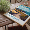 Cornwall Modern Travel Poster