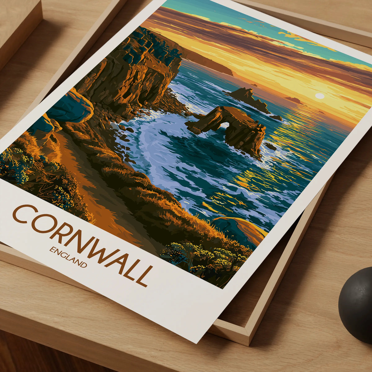 Cornwall Souvenir Poster Print