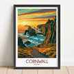 Cornwall Souvenir Poster Print