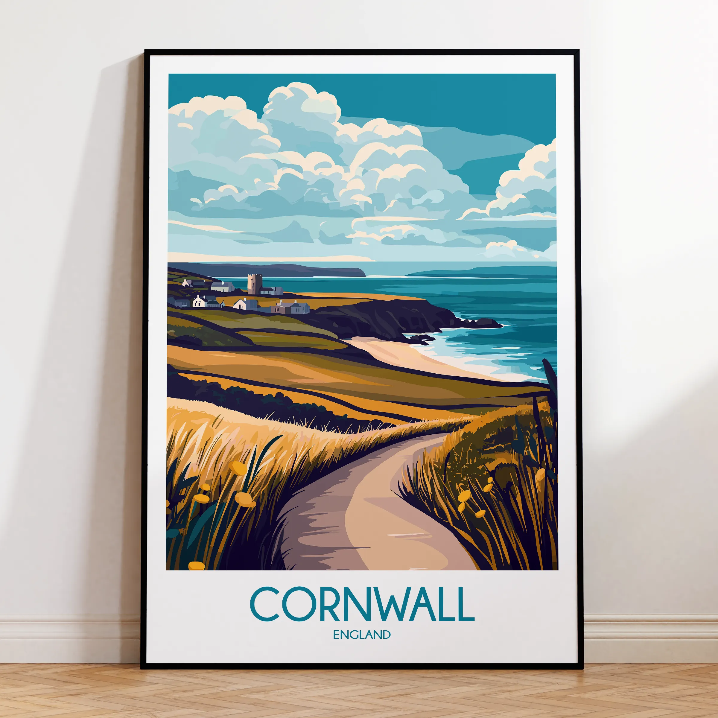 Cornwall Souvenir Poster Print