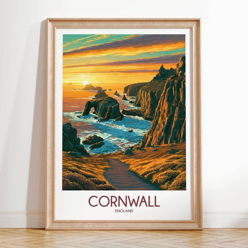 Cornwall Travel Memory Gift
