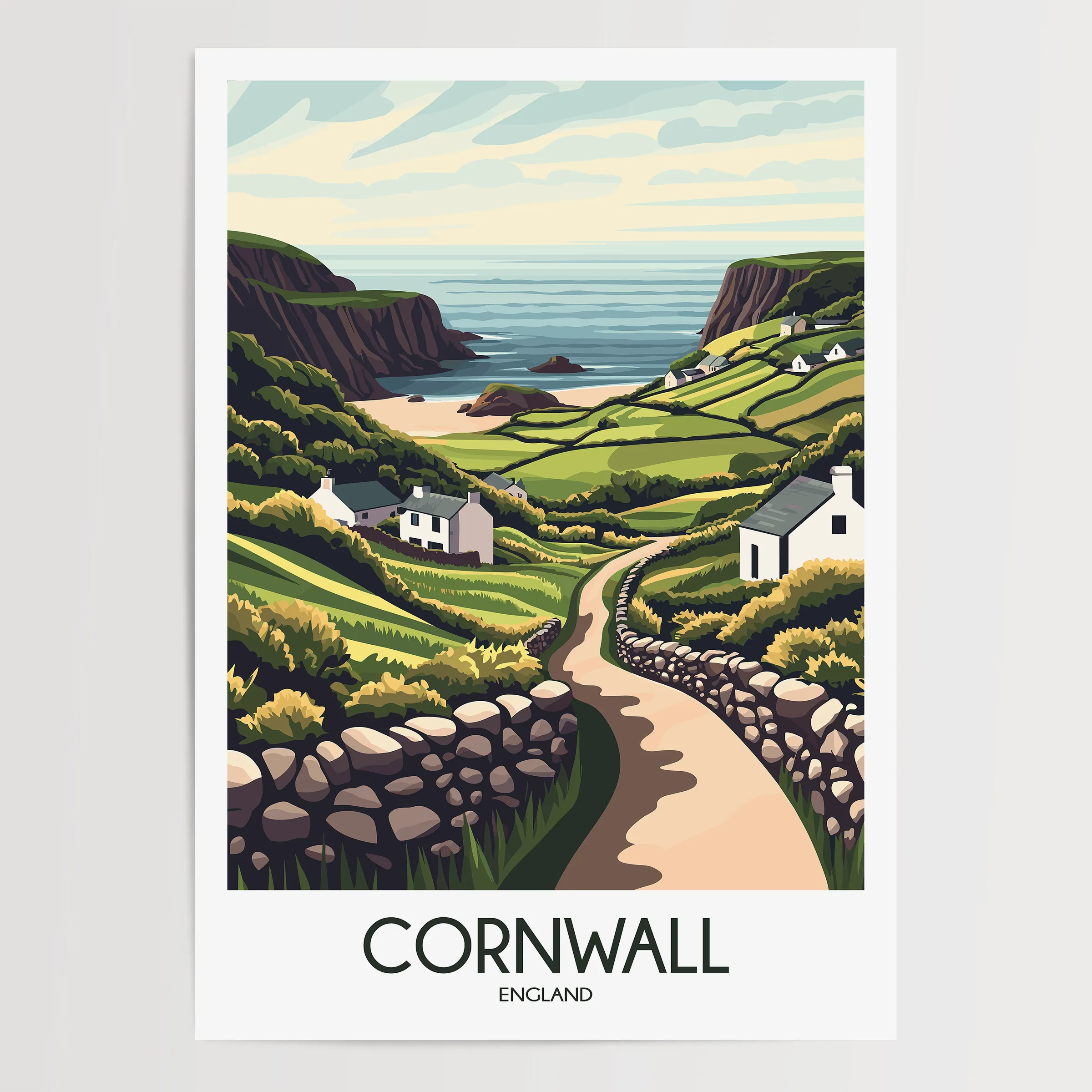 Cornwall Travel Memory Gift