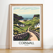 Cornwall Vintage Style Print