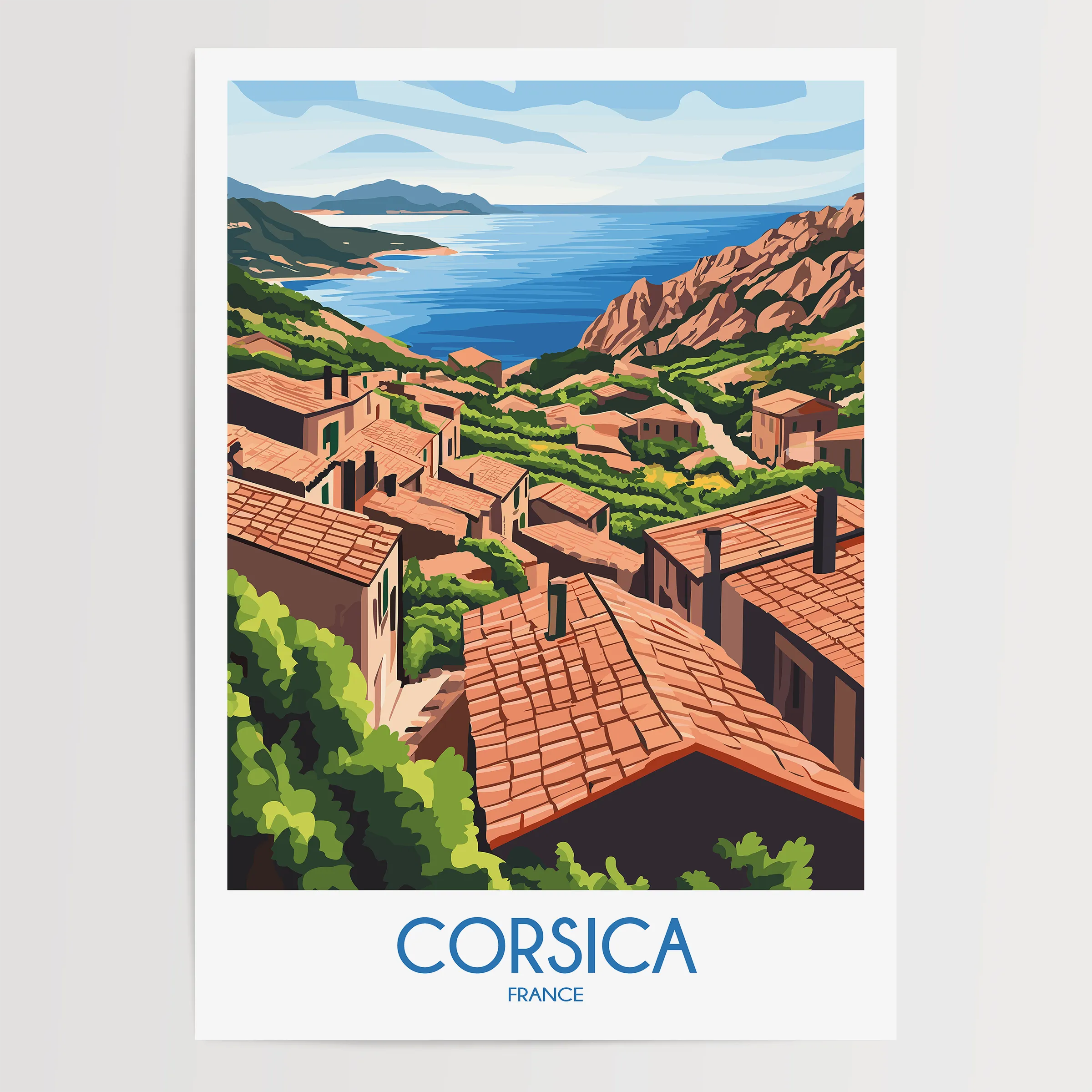 Corsica Gallery Quality Print