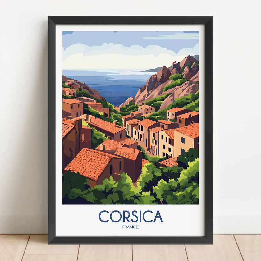 Corsica Minimalist Wall Art
