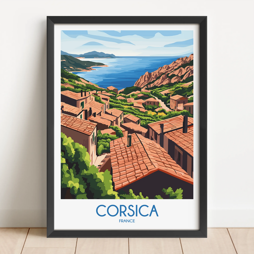 Corsica Minimalist Wall Art
