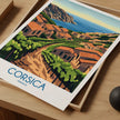 Corsica Souvenir Poster Print