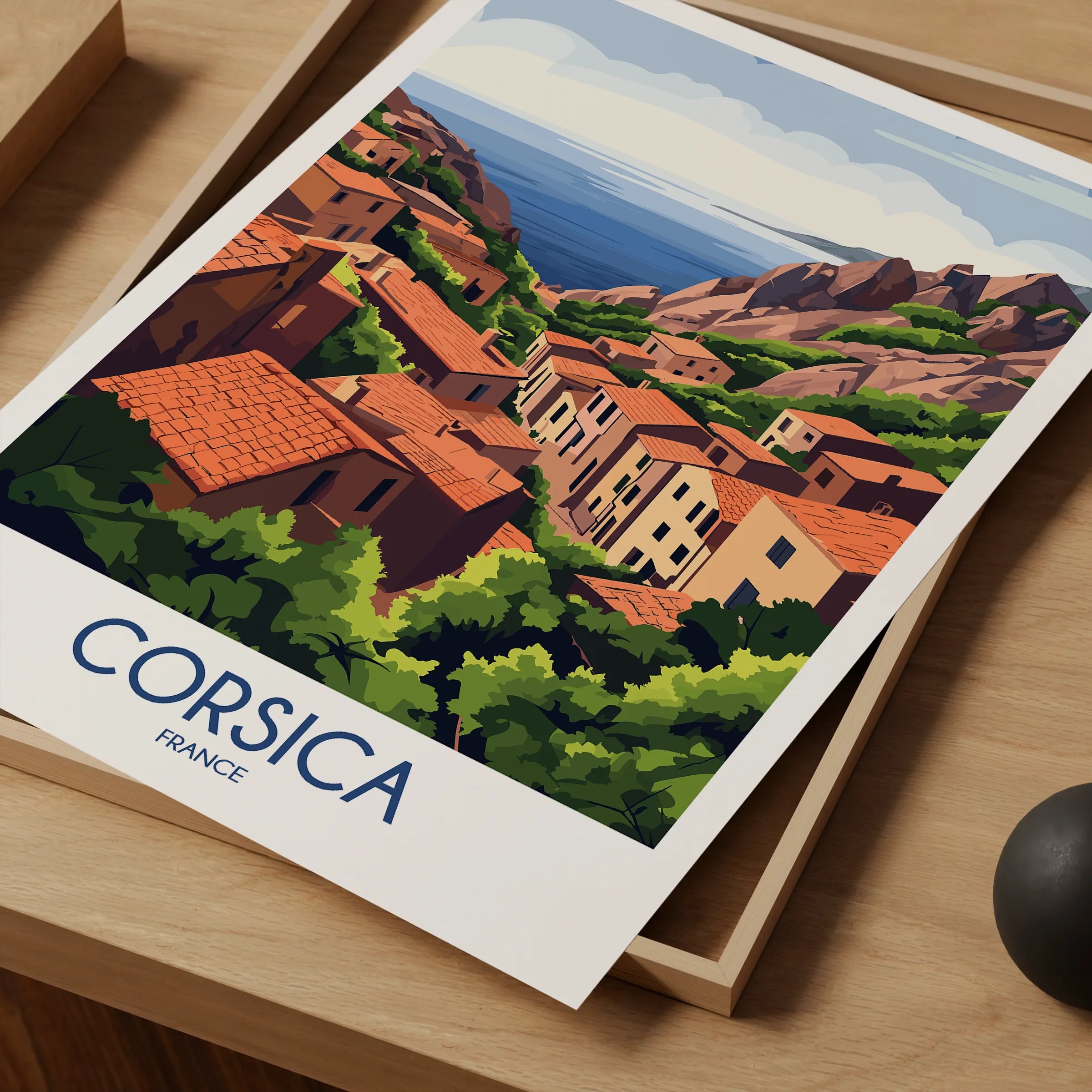 Corsica Souvenir Poster Print