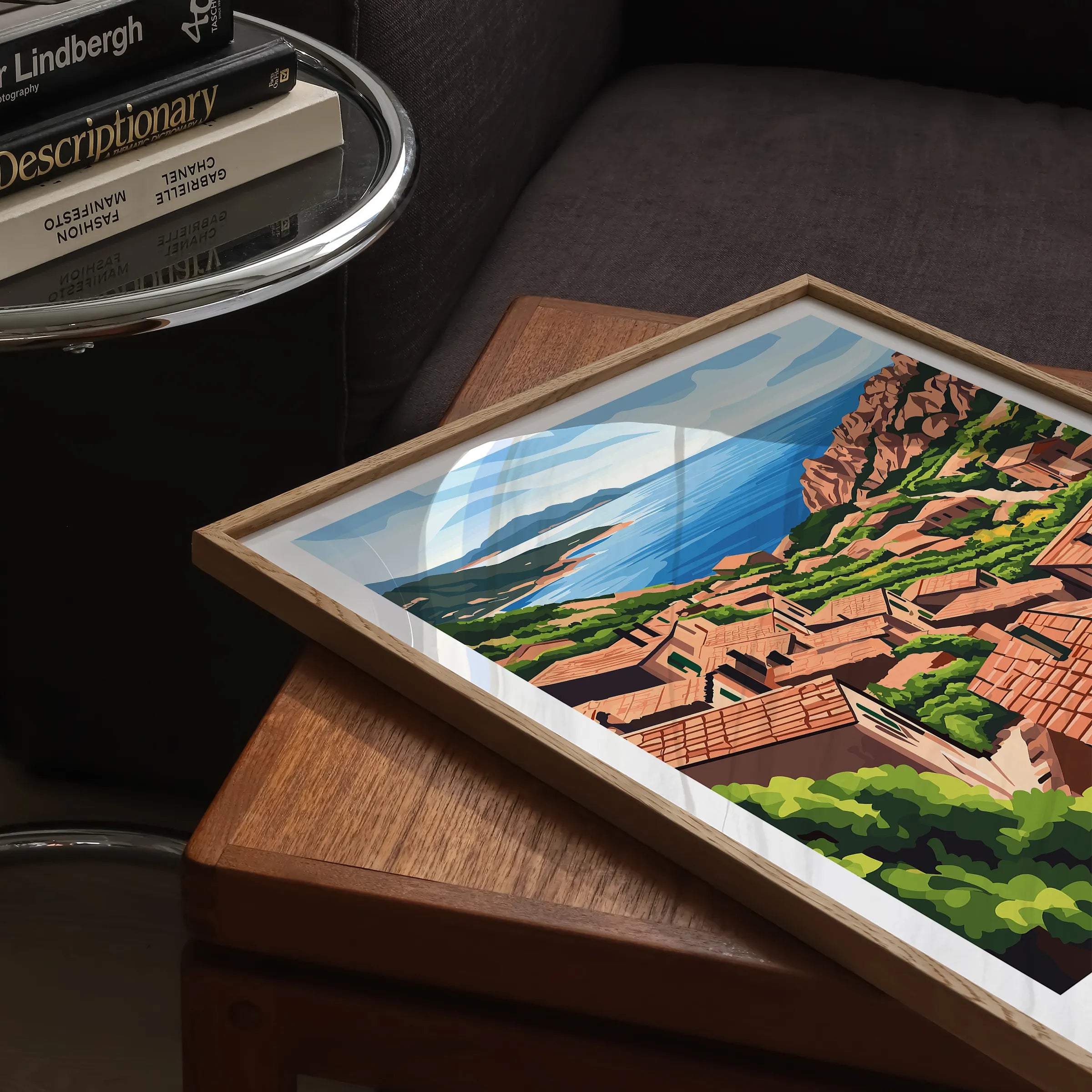 Corsica Vintage Style Print