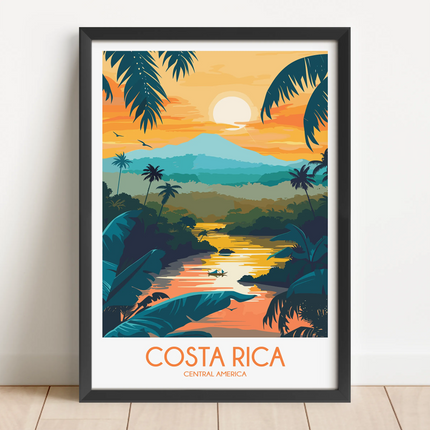 Costa Rica Destination Art Gift