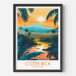 Costa Rica Minimalist Wall Art