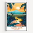 Costa Rica Scenic Landscape Art