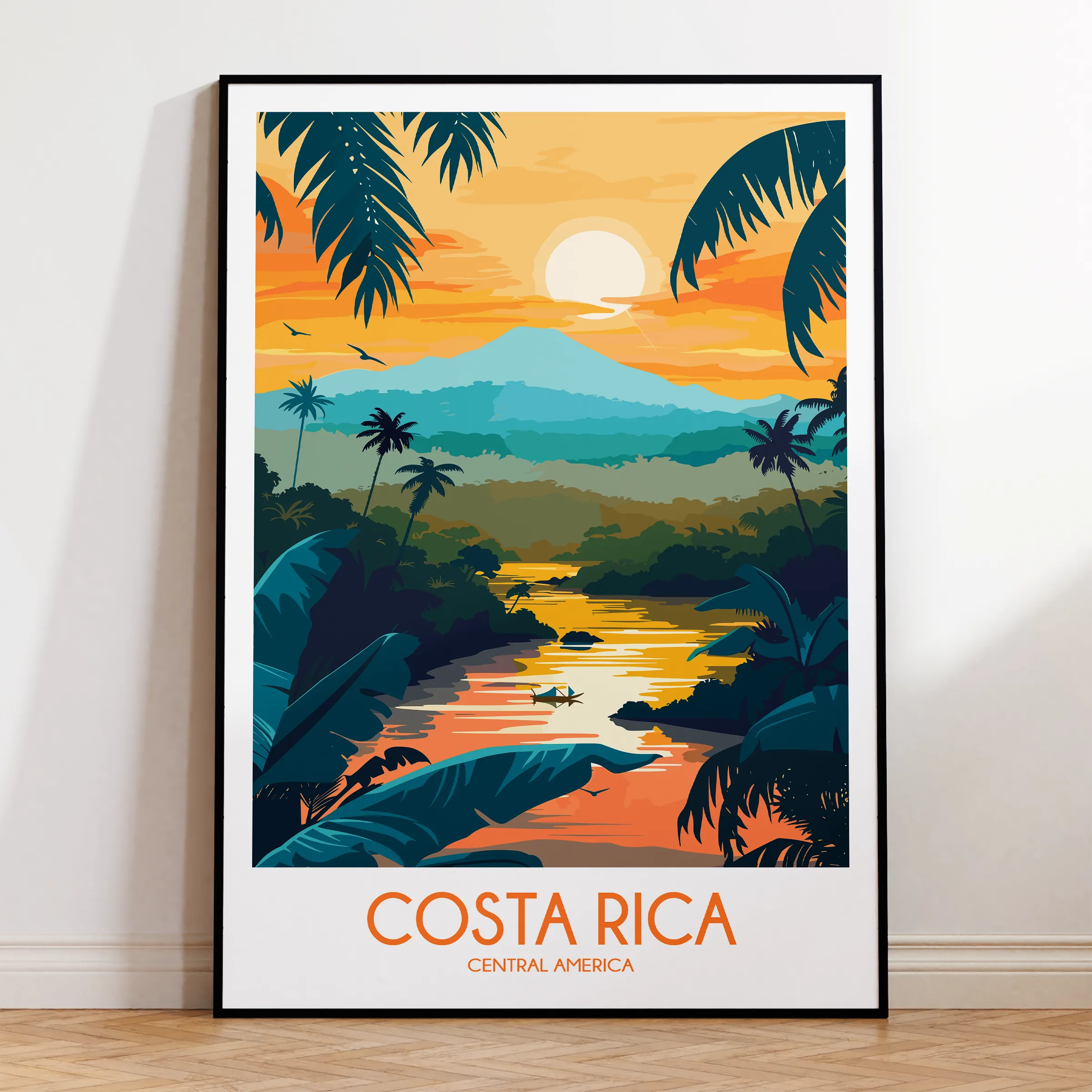 Costa Rica Souvenir Poster Print