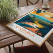 Costa Rica Vintage Style Print
