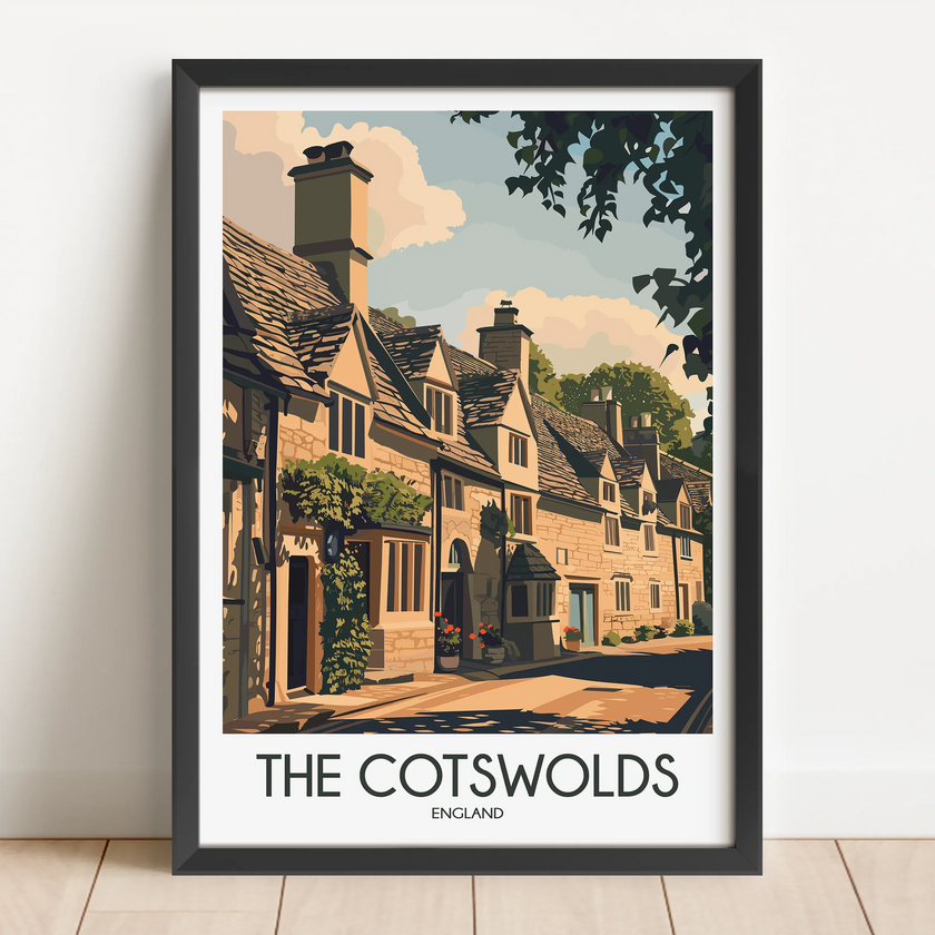 Cotswolds Destination Art Gift