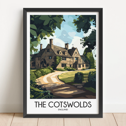 Cotswolds Destination Art Gift