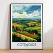 Cotswolds Destination Art Gift