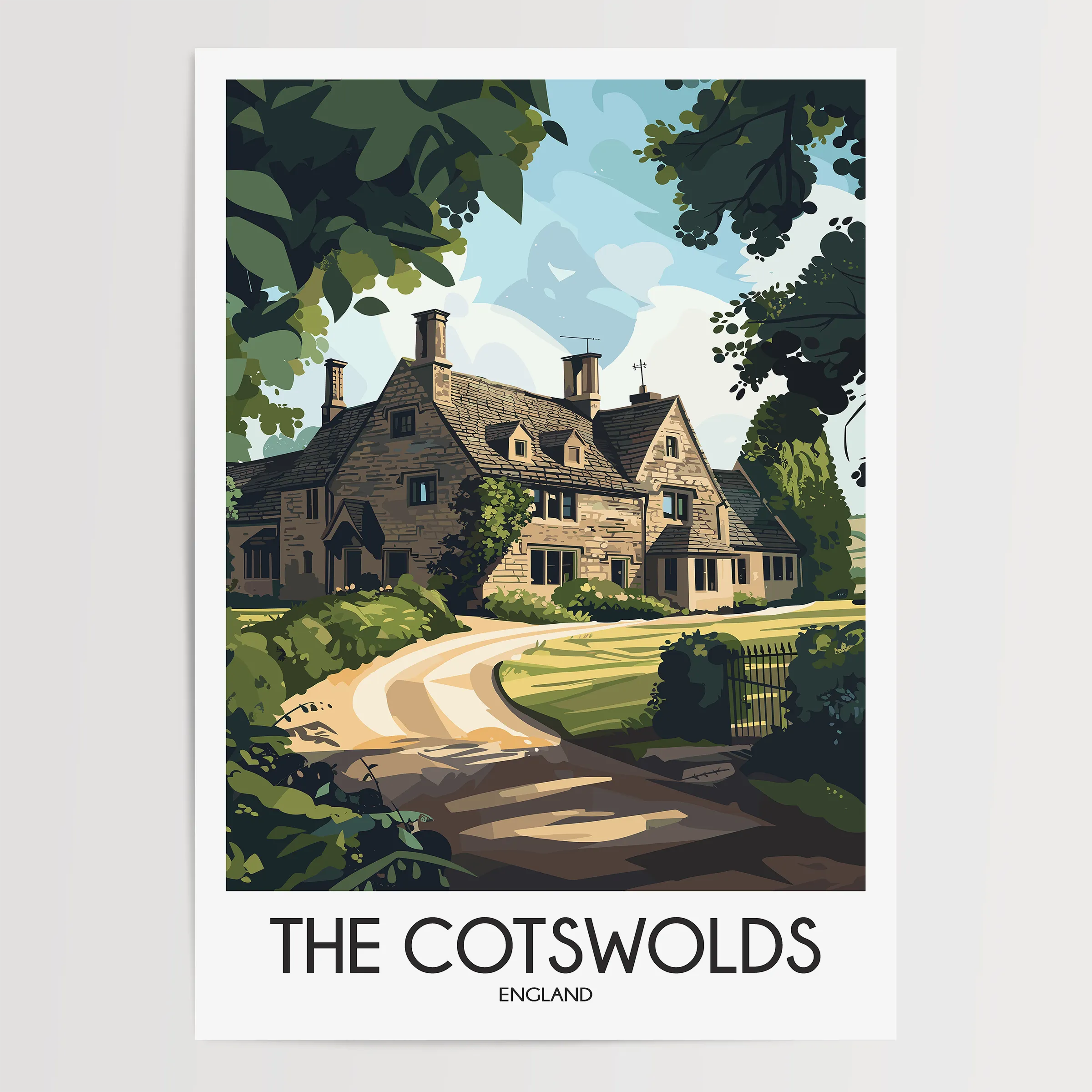 Cotswolds Gallery Quality Print