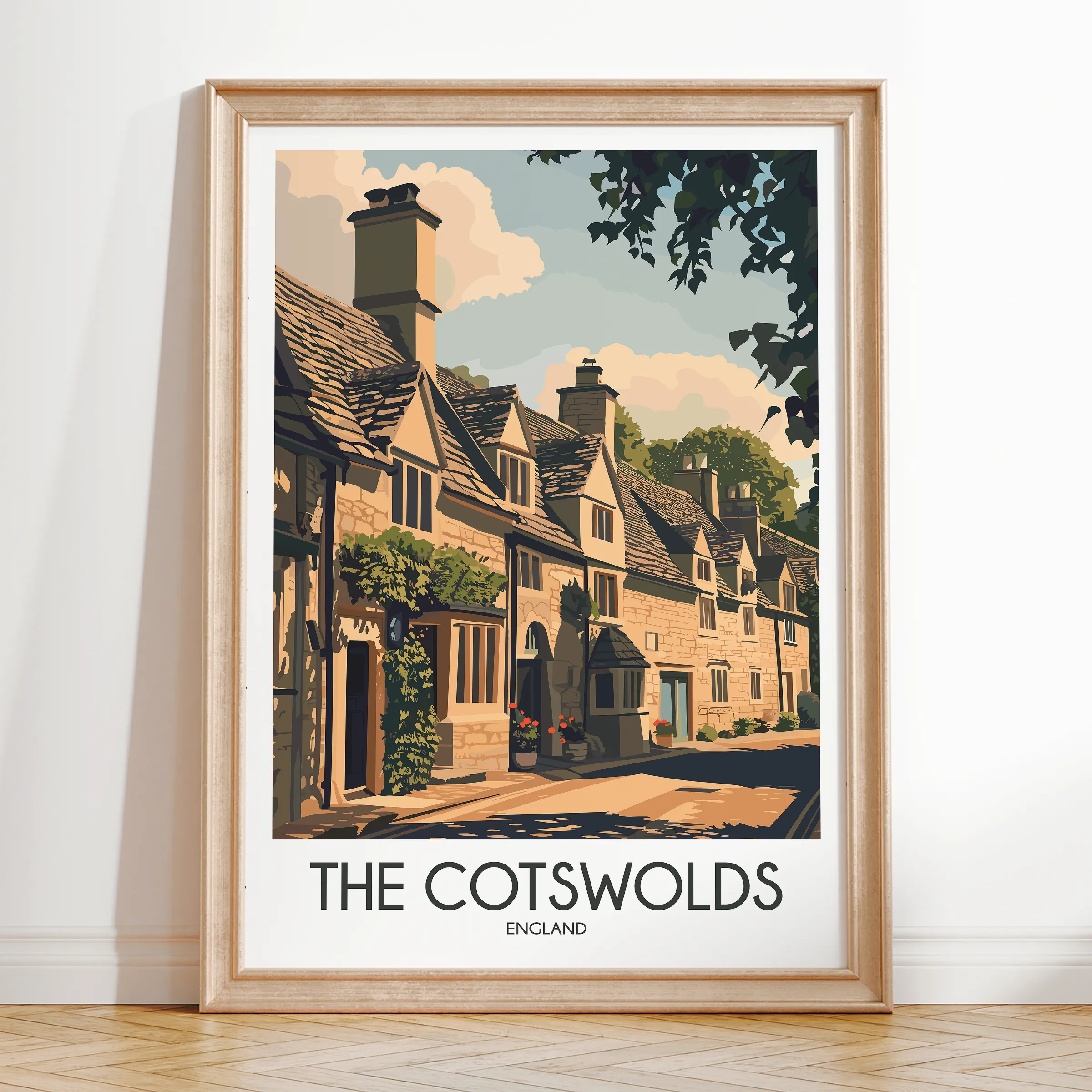 Cotswolds Minimalist Wall Art
