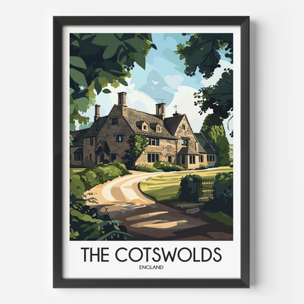 Cotswolds Minimalist Wall Art