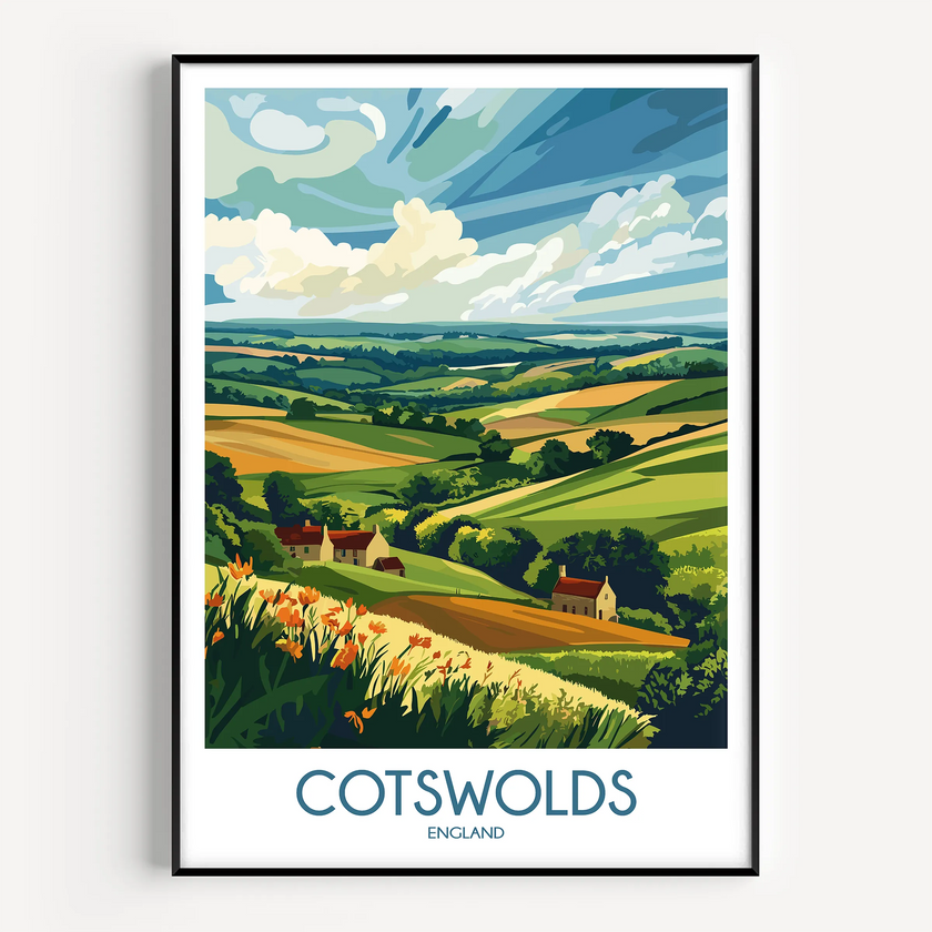 Cotswolds Minimalist Wall Art