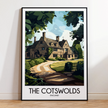 Cotswolds Scenic Landscape Art